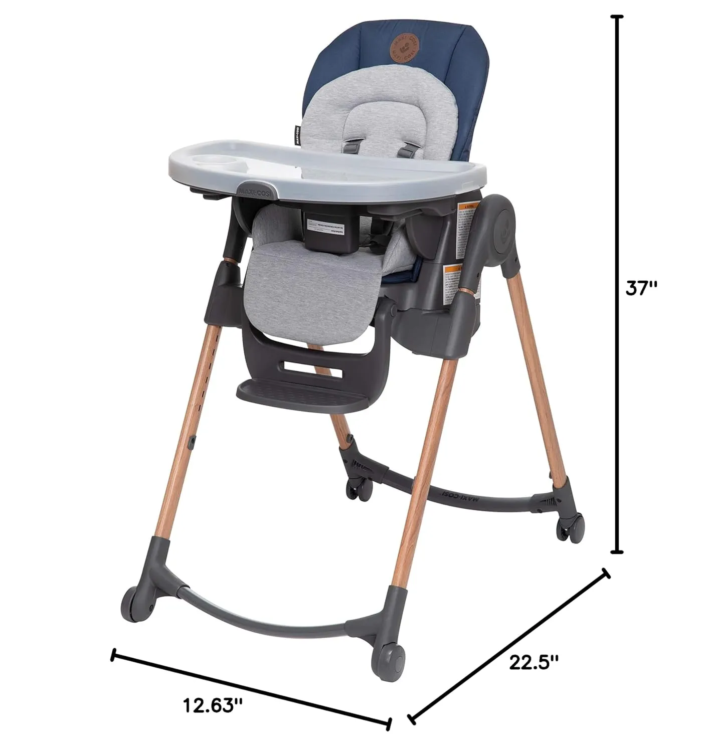 Maxi-Cosi Minla 6-In-1 High Chair, Essential Blue