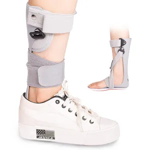 Medical Afo Foot Drop Brace Splint Ankle Foot Orthosis AFO Walking with Shoes or Sleeping for Men Women Stroke Hemiplegia Foot Drop Postural Correction Brace （Small-Left）