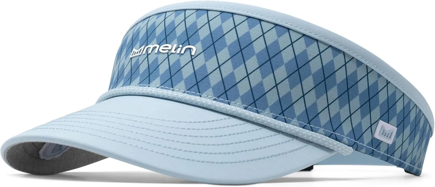 melin Coast Links Hydro, Mens Sun Visor, Sun Hats for Women & Men, Water-Resistant, Golf, Running, Workout, or Beach Hat