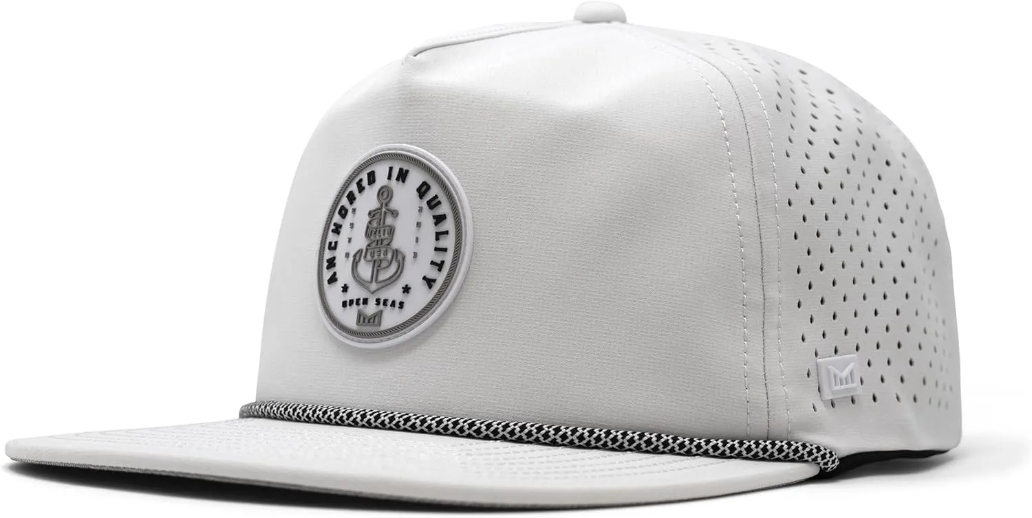 melin Coronado Anchored Hydro Rope Hat, Water-Resistant Baseball Caps for Men & Women, Golf, Running, or Workout Hat