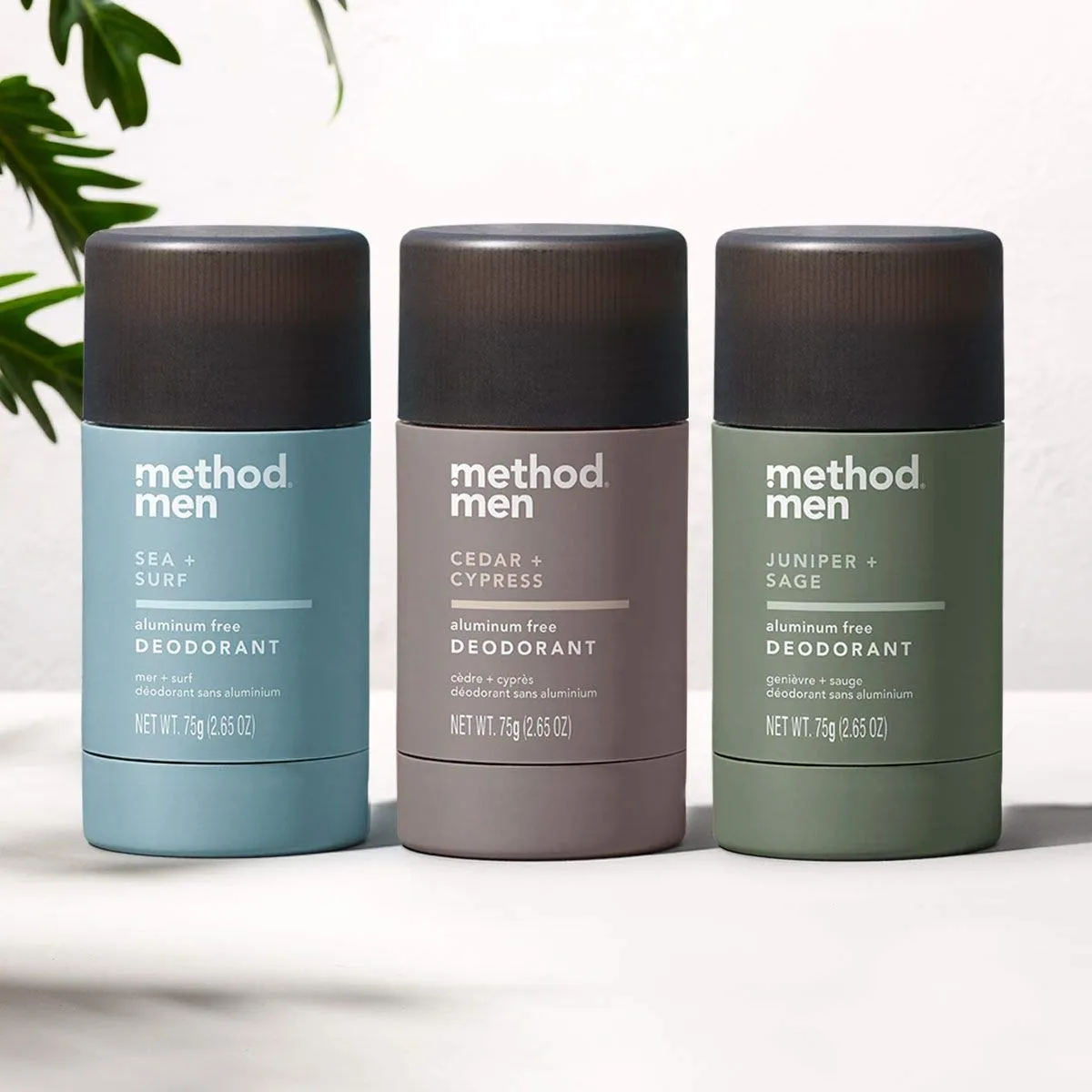Method Mens Aluminum-Free Deodorant, Juniper & Sage, 2.65 Ounce (Pack of 6)