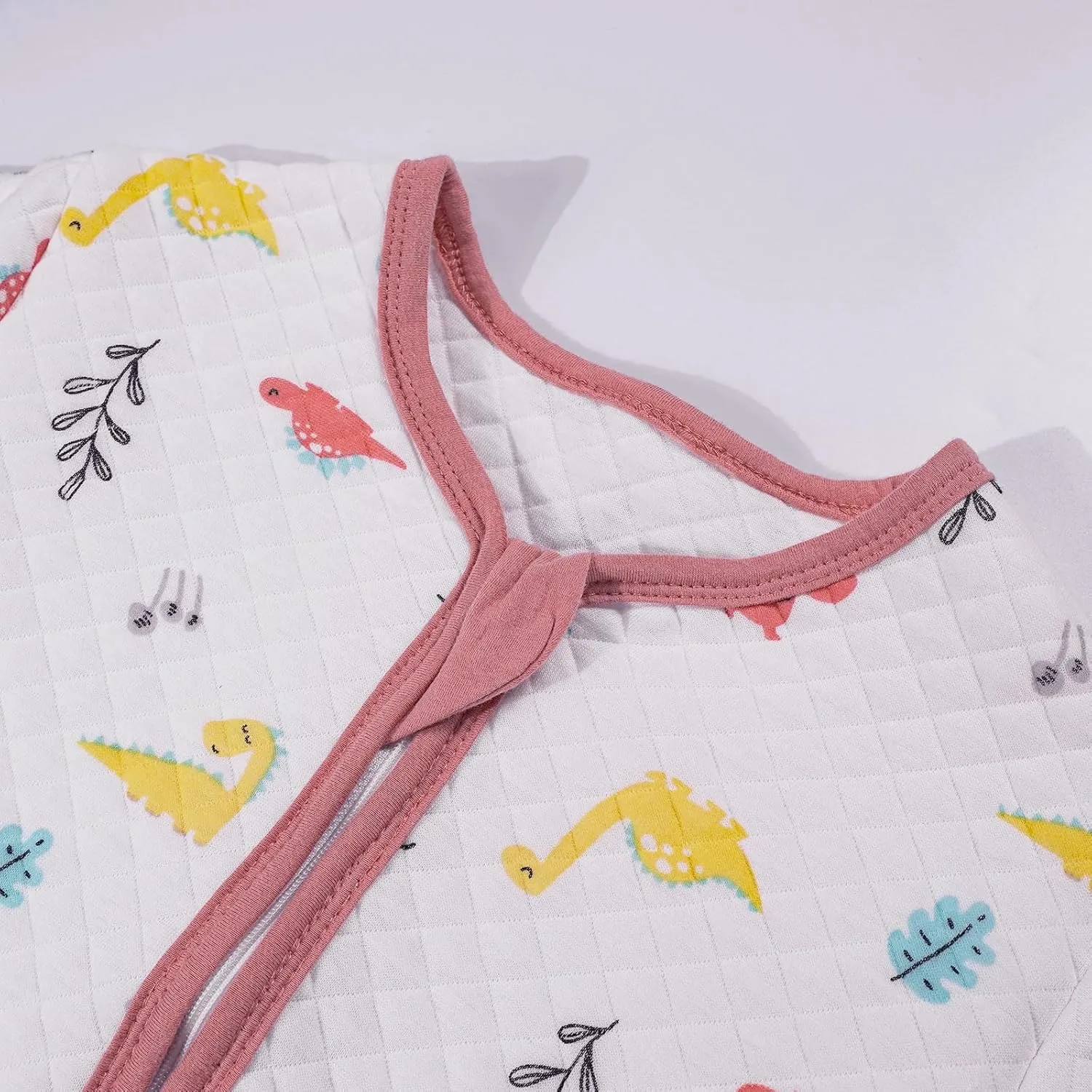 Miipat Toddler Sleep Sack with Feet 1.5 TOG Sleeping Bag Long Sleeves Unisex Dinosaur Wearable Blanket for Early Walkers 1-5T