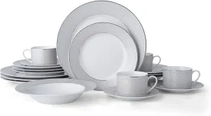 Mikasa Dinnerware Set, Grey