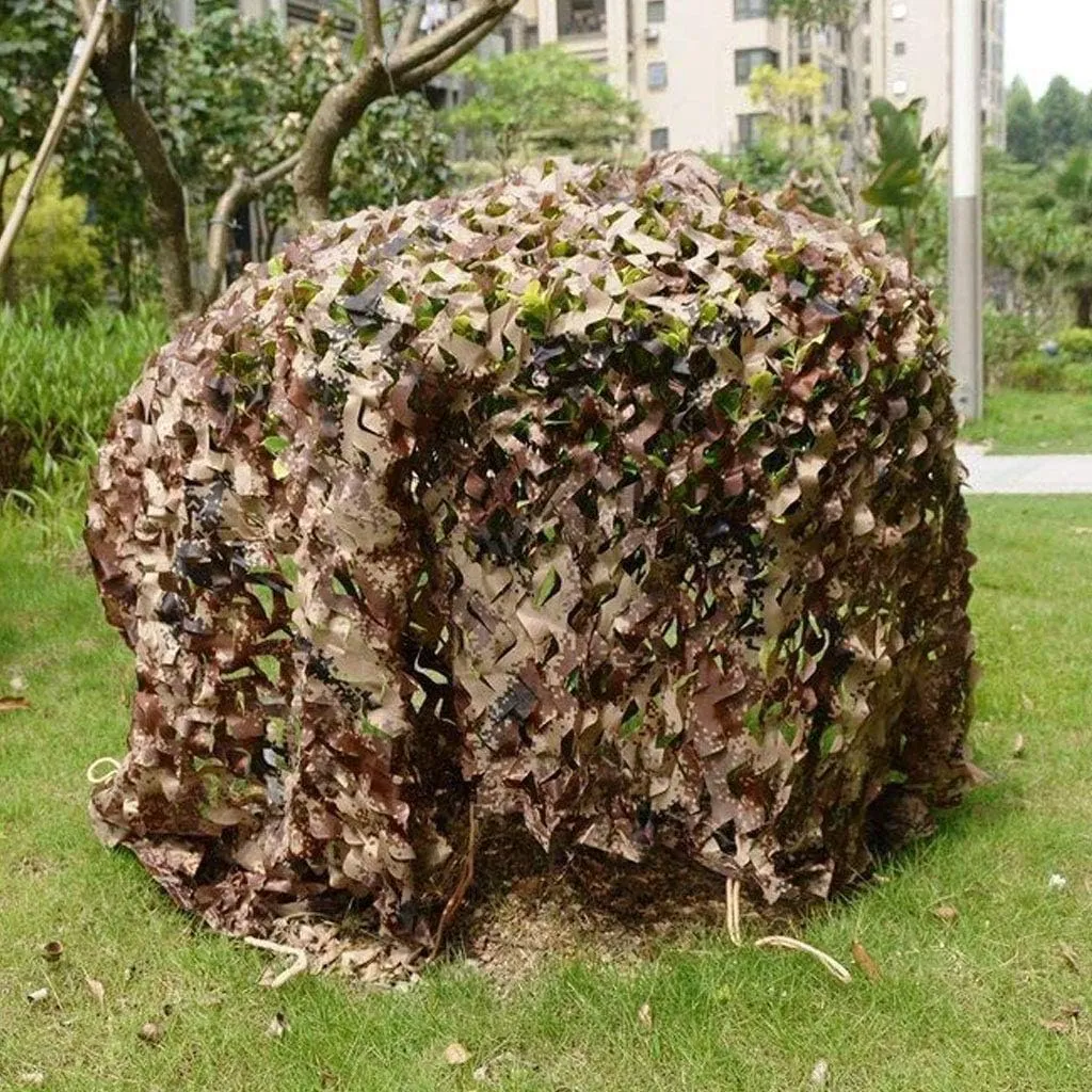 Military Camo Netting Woodland Hunting Camouflage Net UV Resistant Shade for Outdoor Jungle Camping Military Shooting Sunscreen Nets