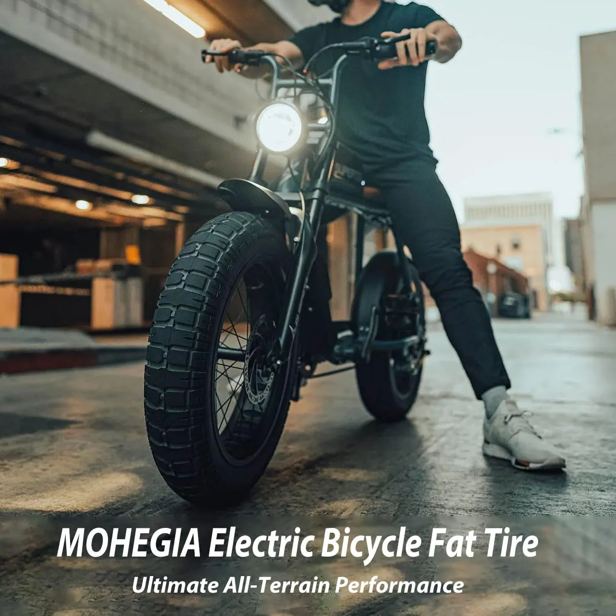 MOHEGIA Ebike Fat Tire: 20x4.0/20x4.5/20x5.0/26x4.0 Inch Heavy Duty Fat Tire for Electric Mountain Bicycle and Trike,Folding High-Performance and All-Terrain Tire with Urban Street or Trail Riding