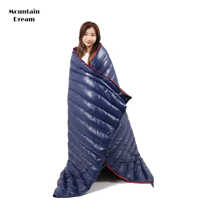 Mountaindream Outdoor camping hiking portable envelope 90% goose down 200*73 sleeping bag 3 seasons warm