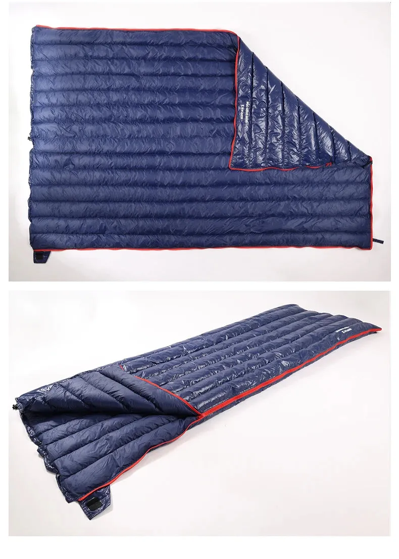 Mountaindream Outdoor camping hiking portable envelope 90% goose down 200*73 sleeping bag 3 seasons warm