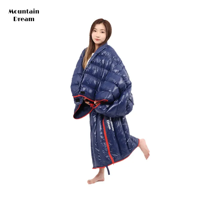 Mountaindream Outdoor camping hiking portable envelope 90% goose down 200*73 sleeping bag 3 seasons warm