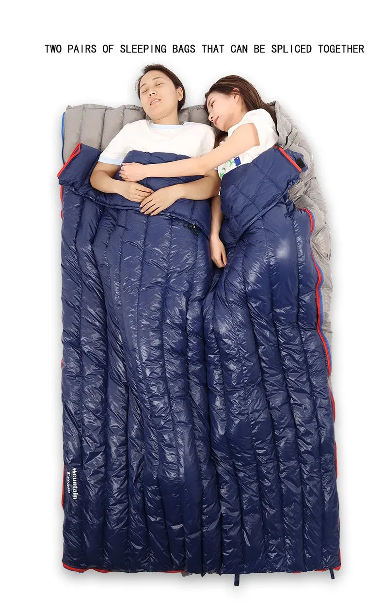 Mountaindream Outdoor camping hiking portable envelope 90% goose down 200*73 sleeping bag 3 seasons warm