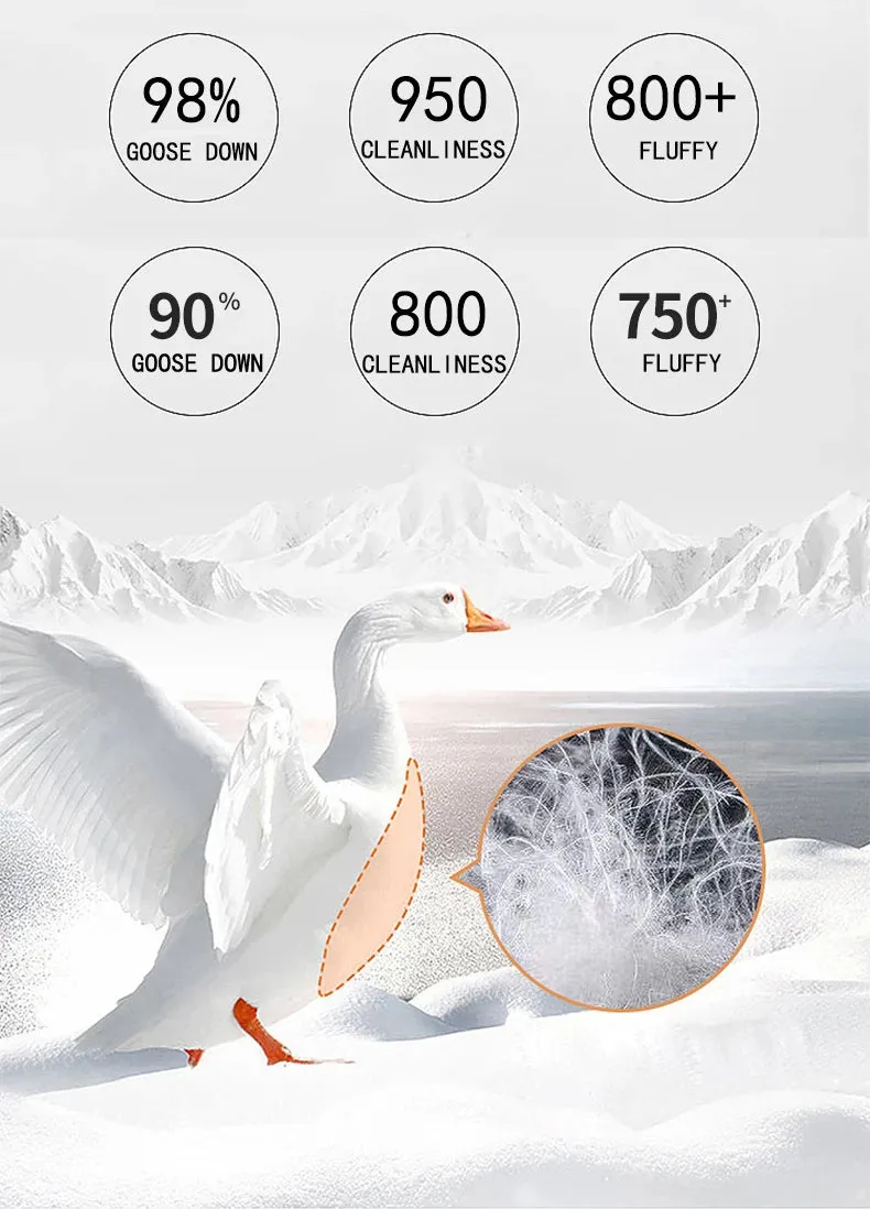 Mountaindream Outdoor camping hiking portable envelope 90% goose down 200*73 sleeping bag 3 seasons warm