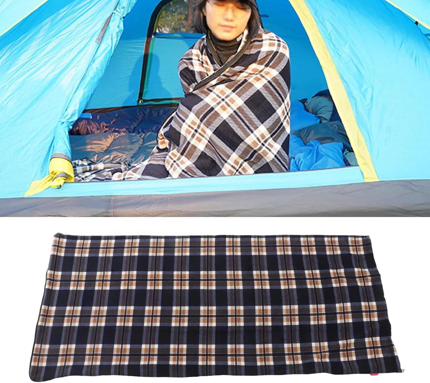 Mountaineering Camping Camping Sleeping Bags, Washable Fleece Sleeping Bag for Climbing Camping Sleeping Bag, Machine Mountaineering Camping