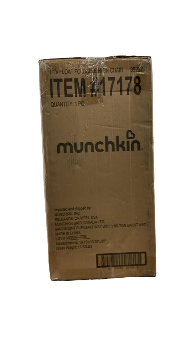 Munchkin Float Foldable High Chair, White