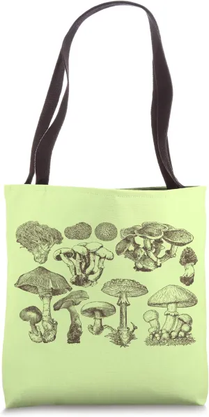 Mushrooming Mushroom Species Tote Bag