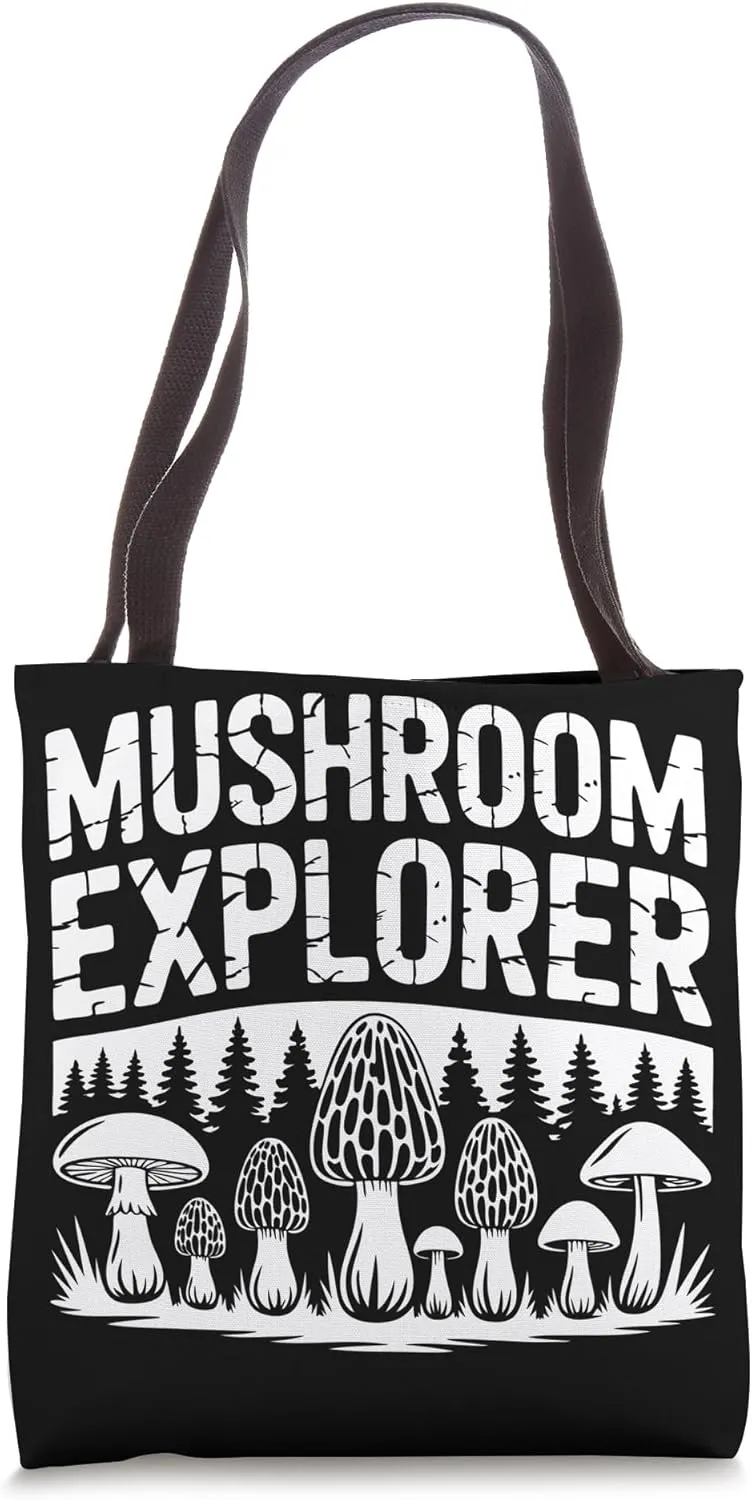 Mushrooming Shrooming Mushroom Forager Tote Bag