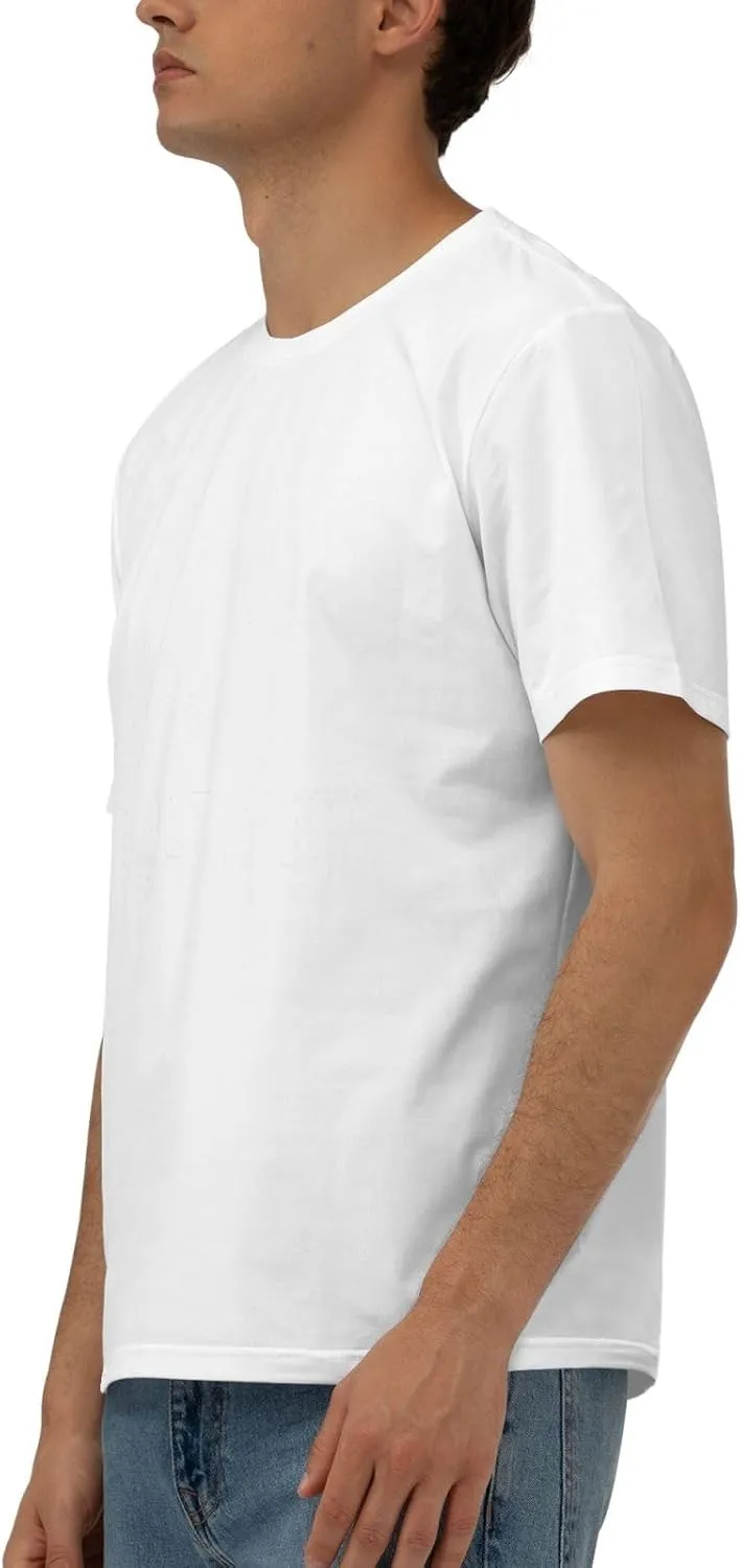 My Heart is On That Court Basketball Men's Short Sleeve T-Shirt Cotton Athletic Workout Casual Shirts Quick-Drying Tees Black