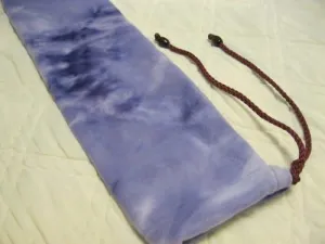 Native American Flute Bag - Beautiful Purple Fleece - handmade