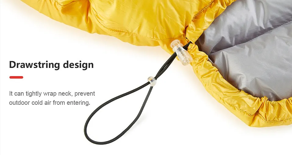 Naturehike Outdoor White Goose Down Mummy Sleeping Bag