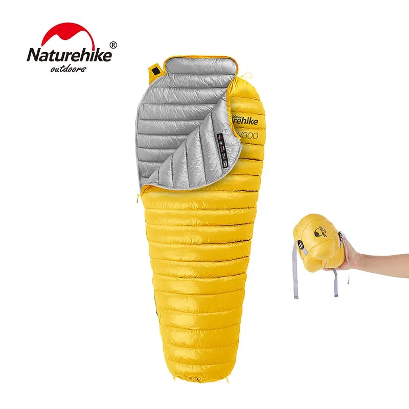 Naturehike Outdoor White Goose Down Mummy Sleeping Bag