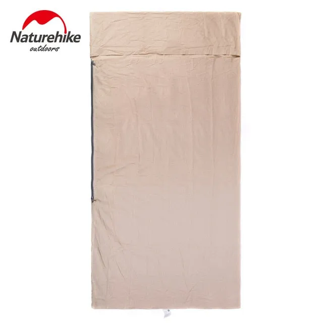 Naturehike  Splicing Envelope Sleeping Bag Liner Cotton Ultralight Portable