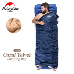 Naturehike Ultralight Envelope Coral Velvet Sleeping Bag