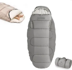 Naturehike Wearable Sleeping Bag for Adults, Bag with Arm Zipper Holes Sleeping Bags, Sleeping Bags for 2-3 Season Camping Backpacking, Camping Hiking Outdoor Travel, 24.8℉/32℉/41℉