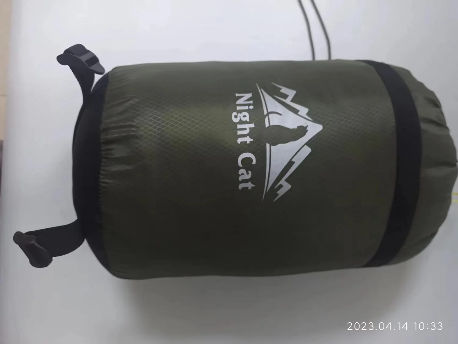 Night Cat Camping Sleeping Bag for Adults Portable Lightweight Backpacking Hiking Traveling Indoor Outdoor Temperature 5-15℃ Switch to a Quilt or Blanket