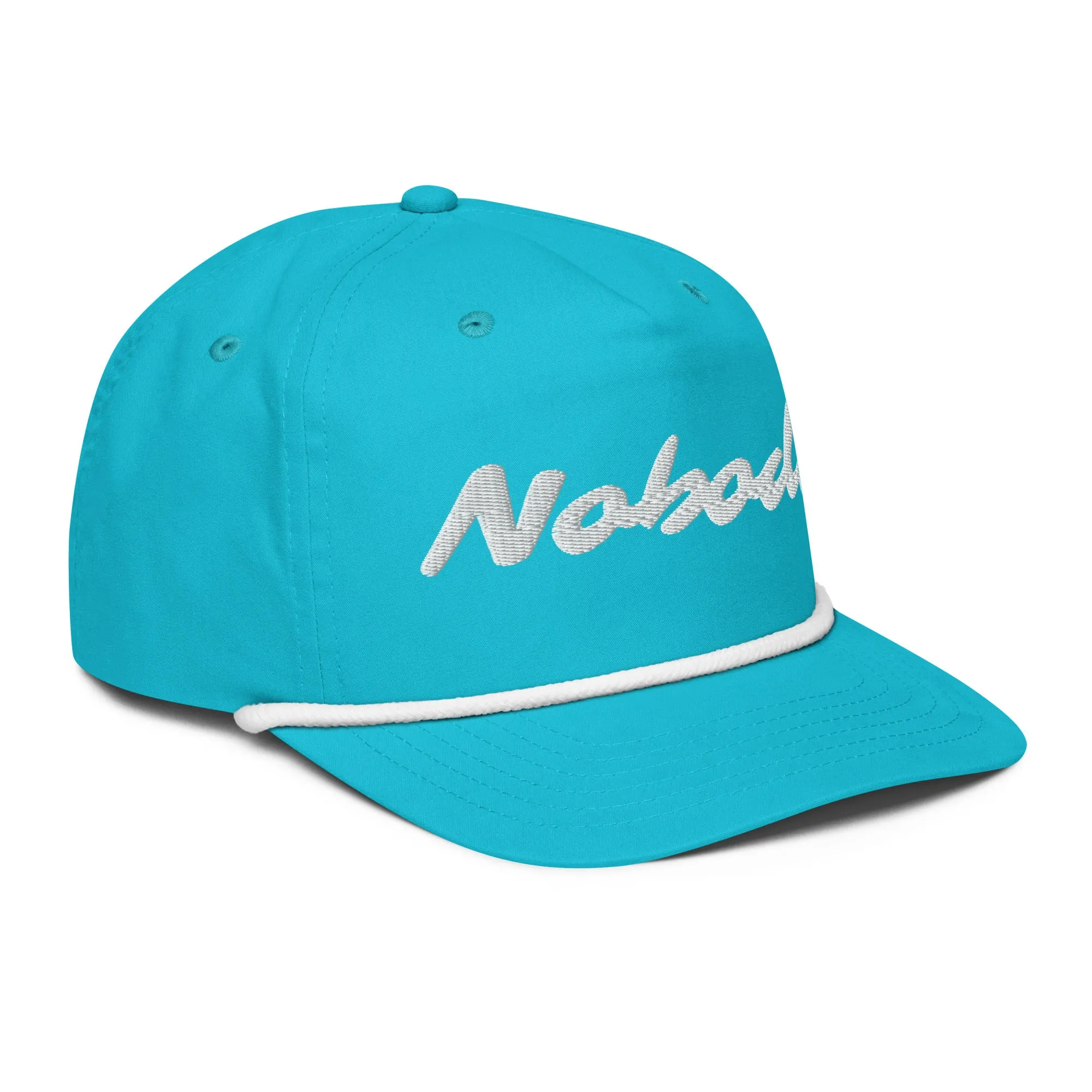 Nobody White Golf rope cap