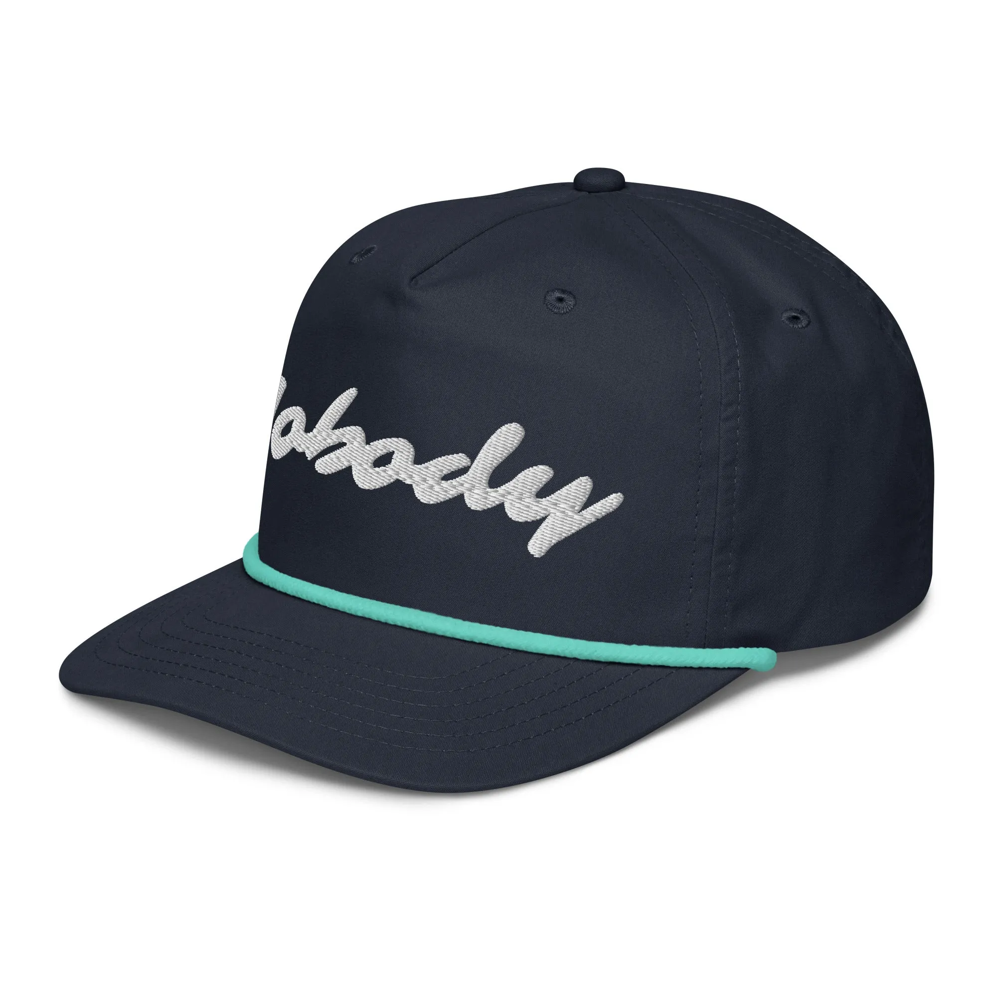 Nobody White Golf rope cap