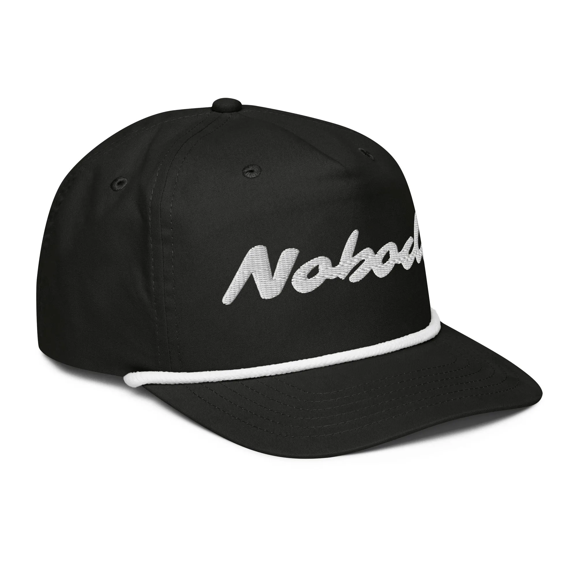 Nobody White Golf rope cap