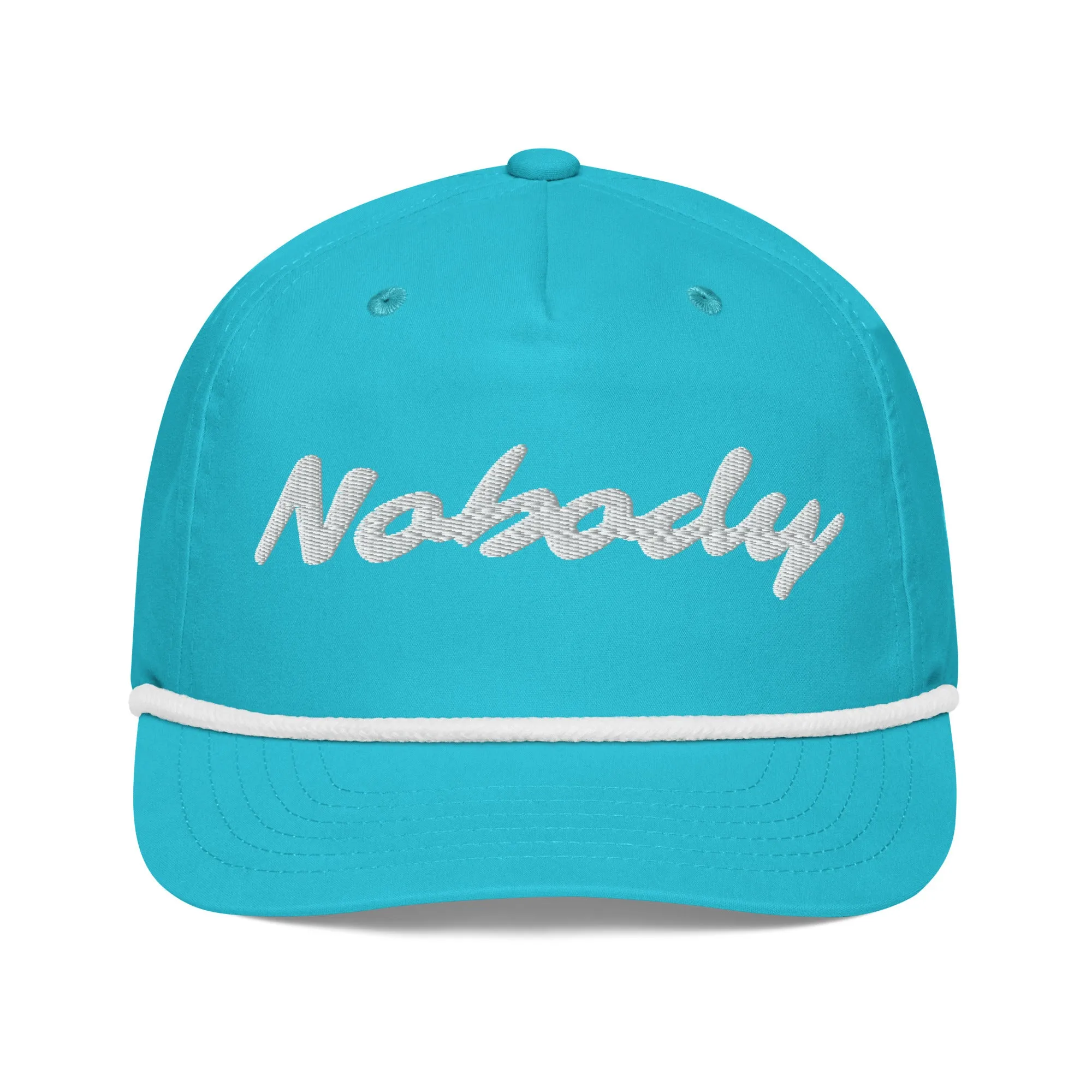 Nobody White Golf rope cap