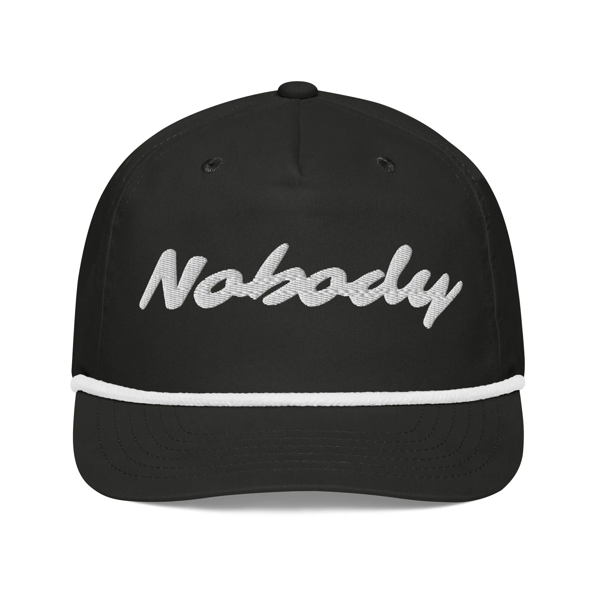 Nobody White Golf rope cap