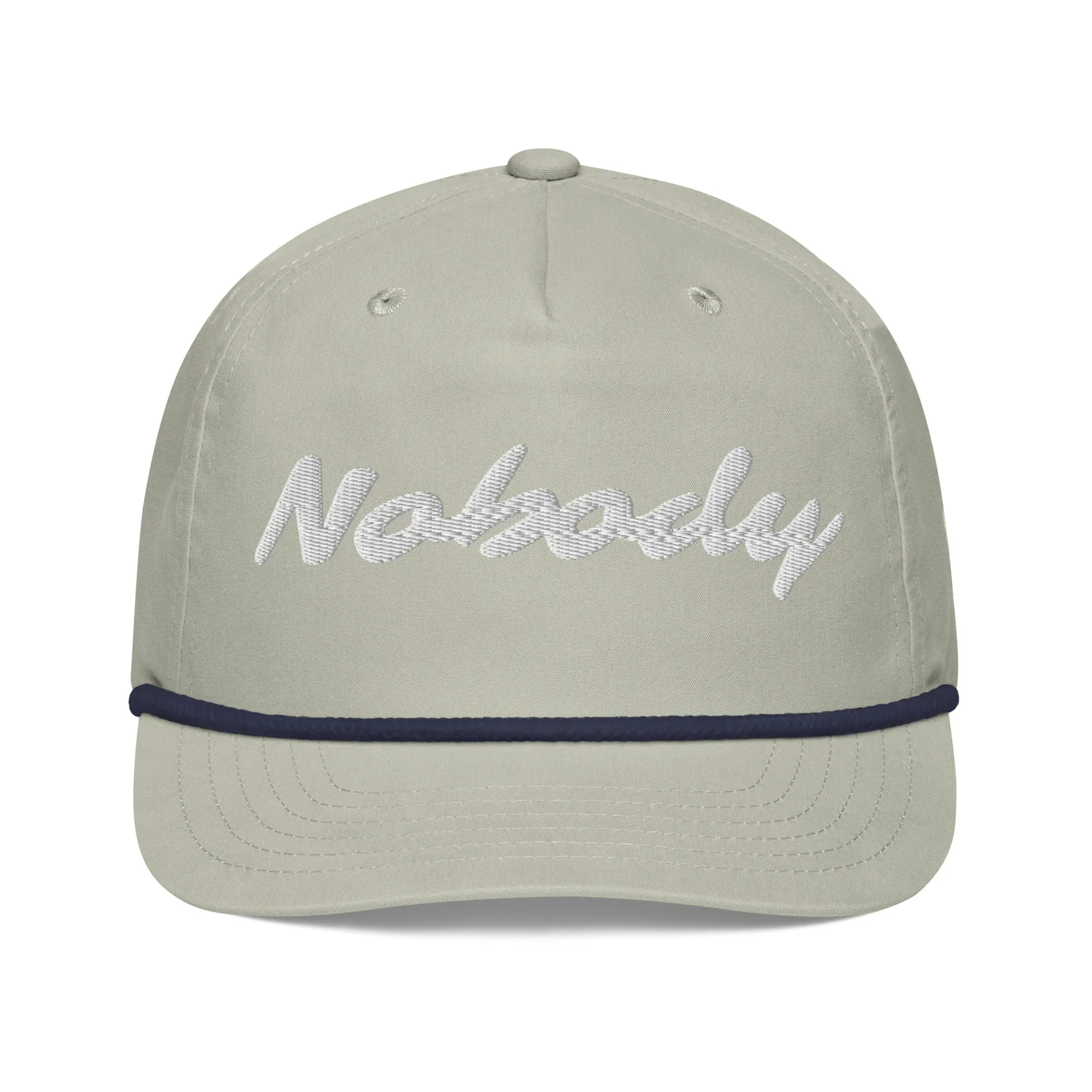 Nobody White Golf rope cap