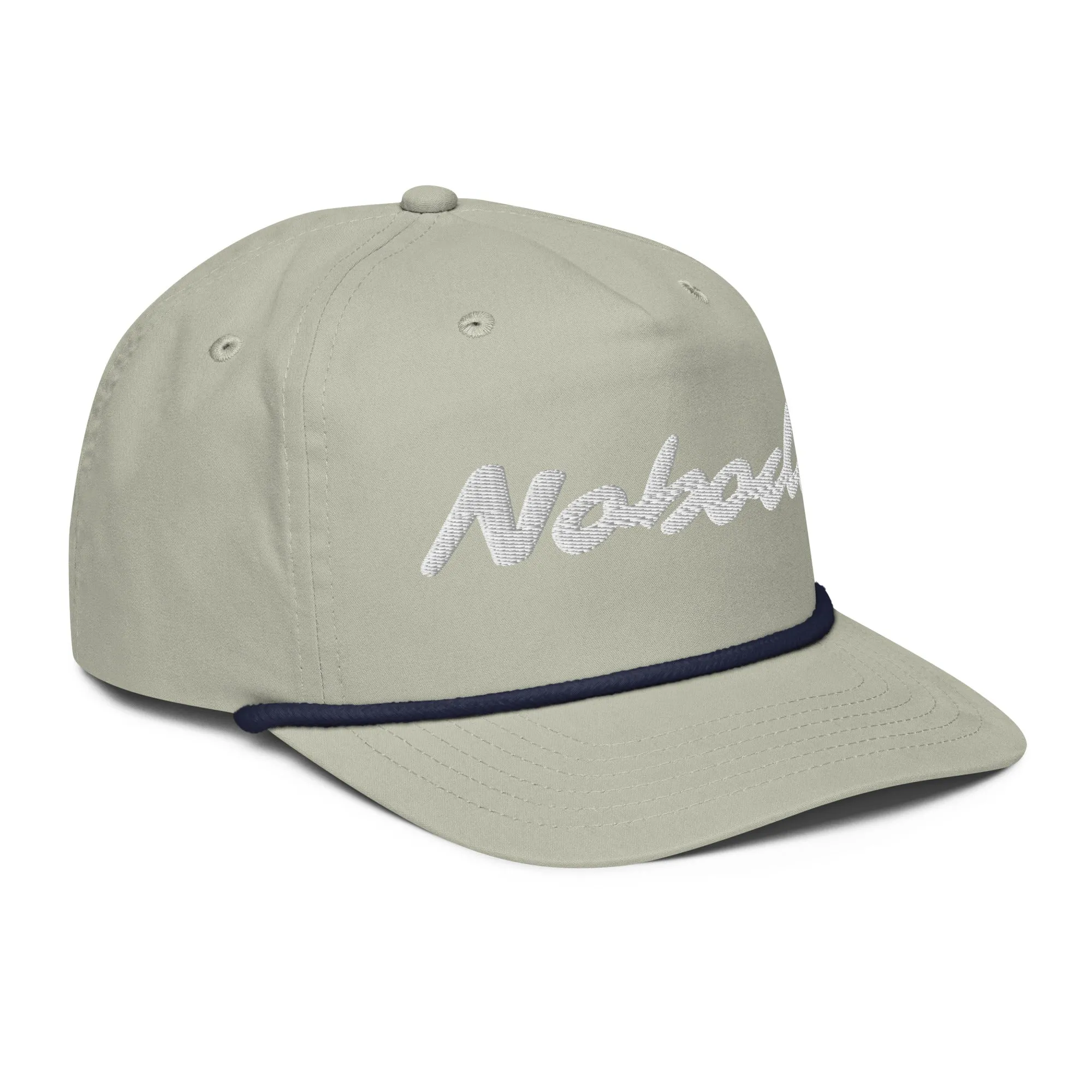 Nobody White Golf rope cap