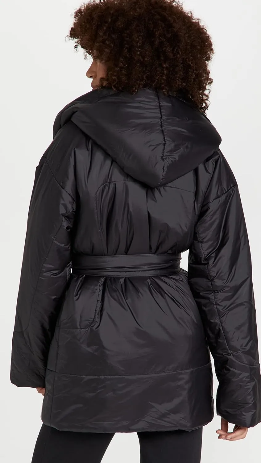Norma Kamali Women's Hooded Sleeping Bag Car Coat
