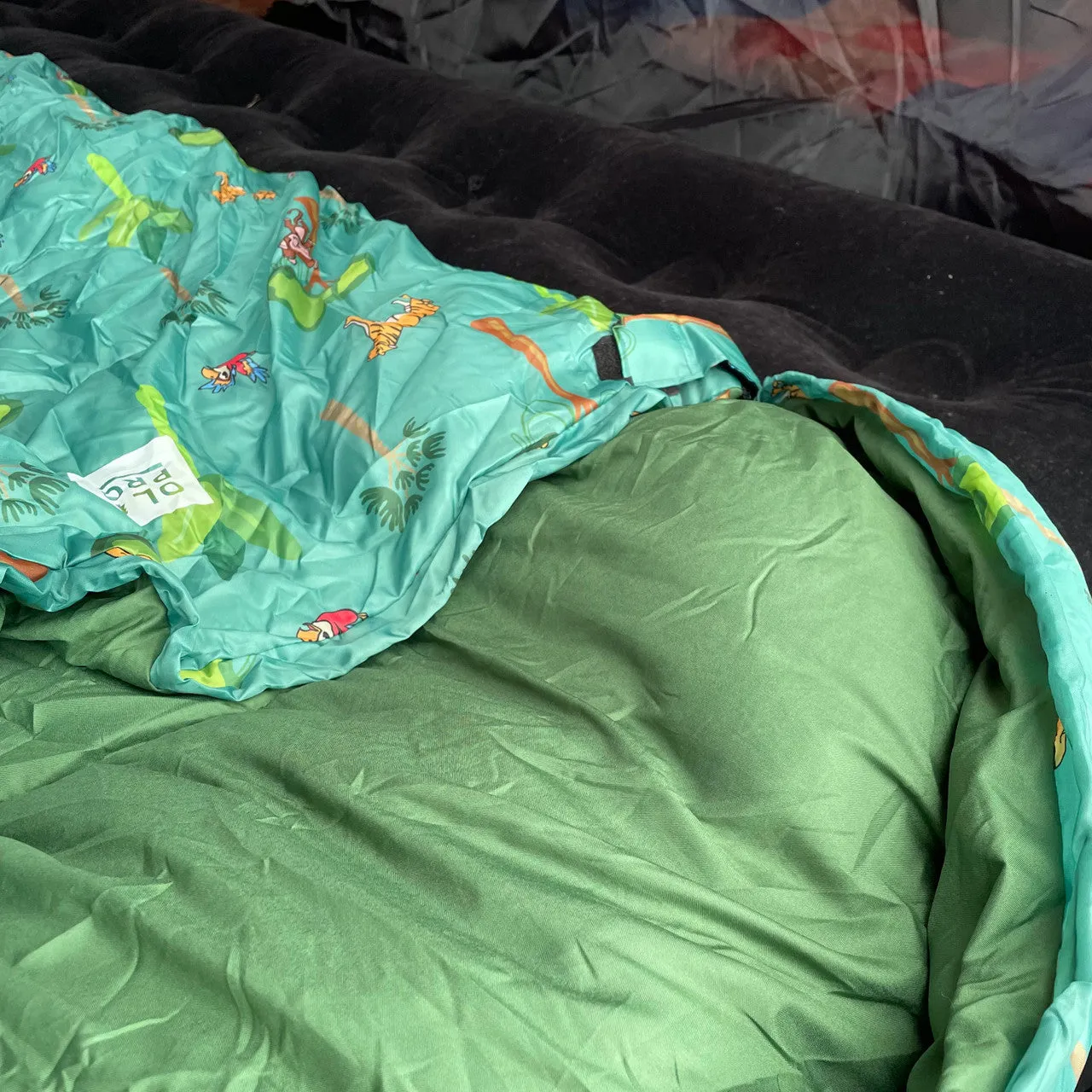 Olpro Kids Jungle  patterned sleeping bag