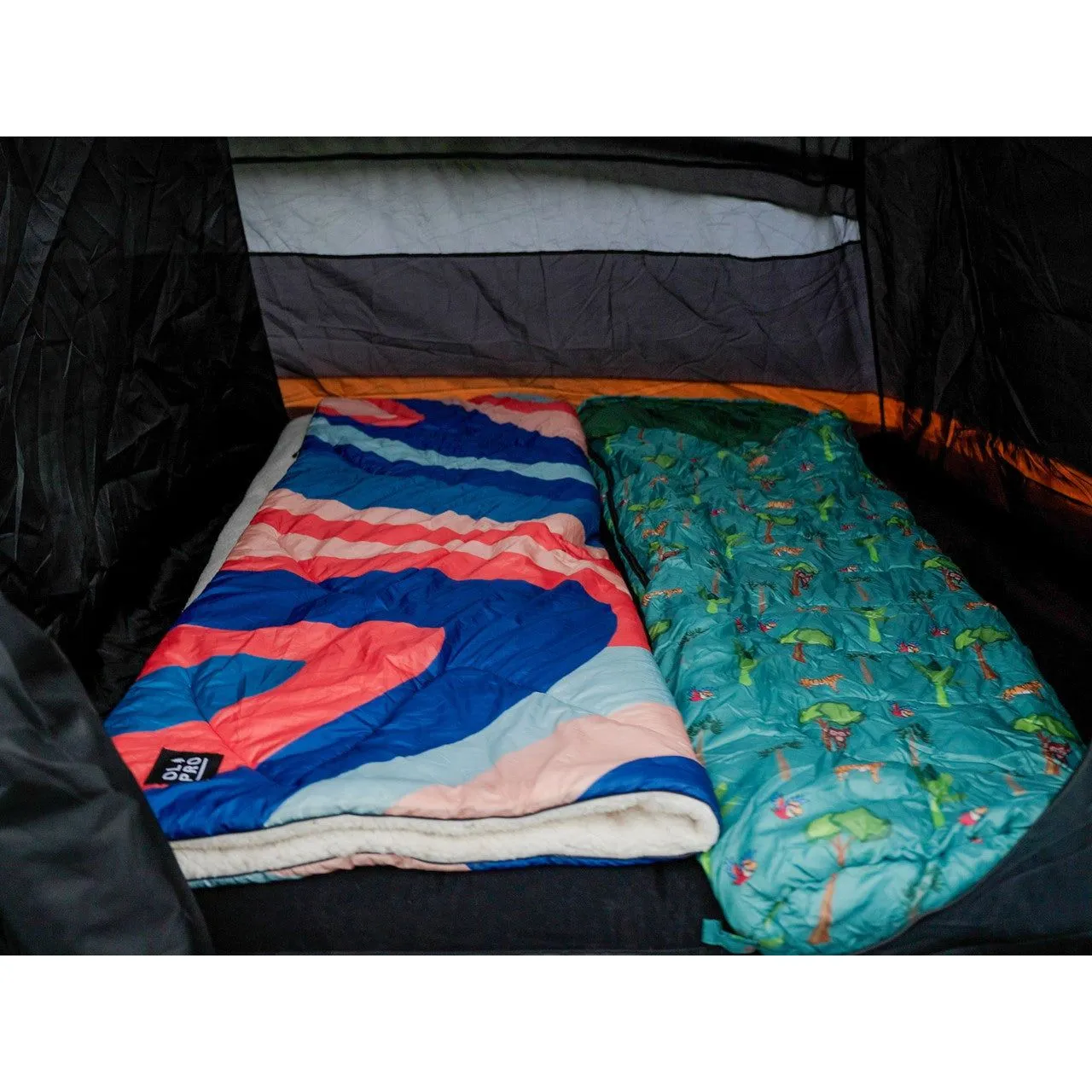 Olpro Kids Jungle  patterned sleeping bag