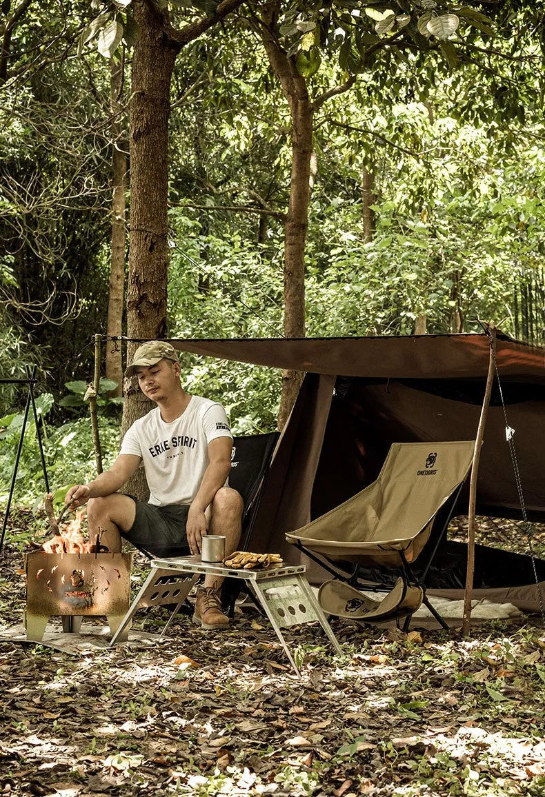 OneTigris Portable Camping Chair Large - Coyote Brown