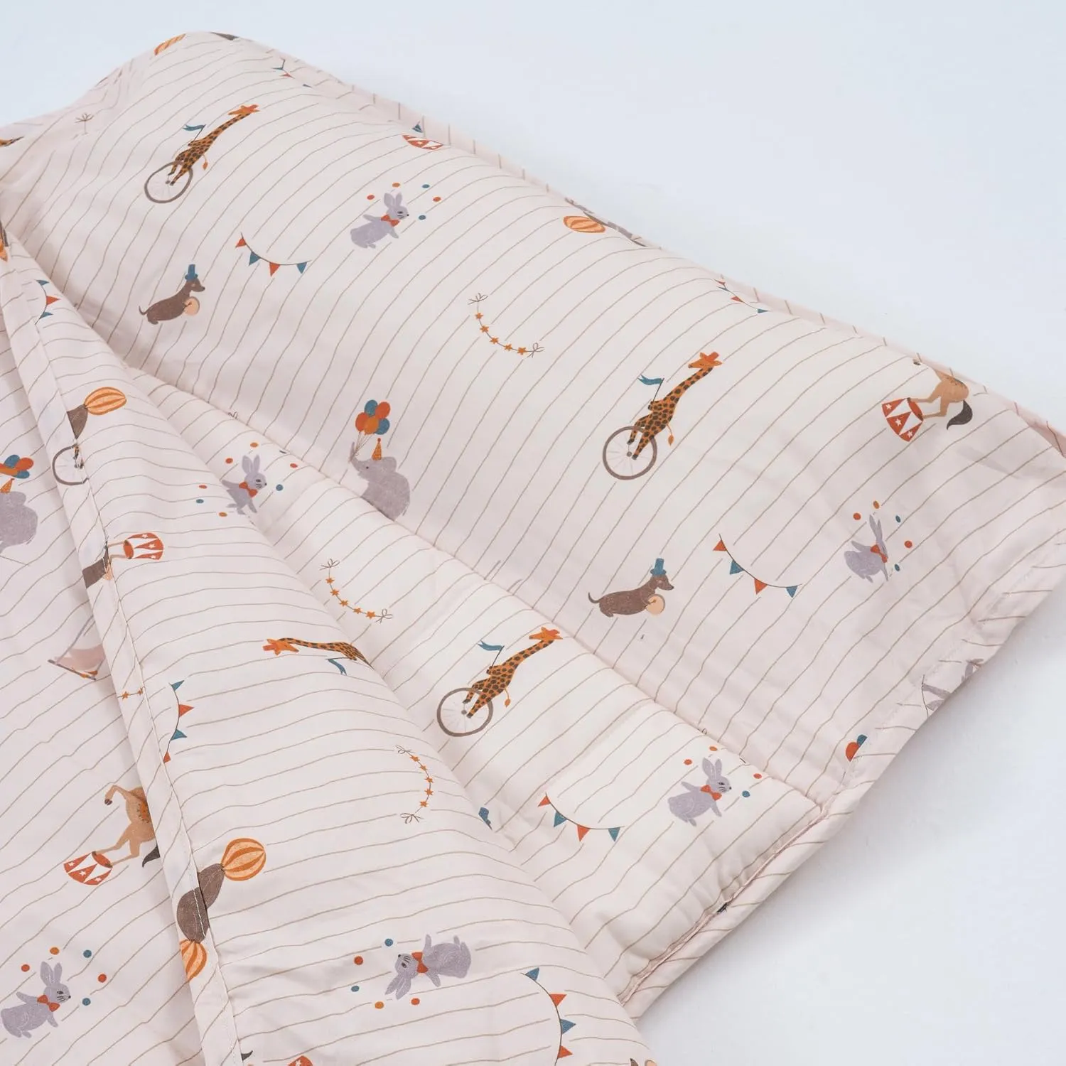 Organic Toddler Nap Mat - 100% Cotton Fabric Sleeping Mat - Sleeping Bag for Kids - Removable Pillow and Blanket – 1.5” Thick Pad - Ideal for Home, Daycare, Preschool & Sleepovers.