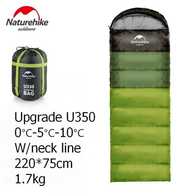 Outdoor Cotton Single Bags Blue Camping Stylish Splicing Spring Compression Adjustable Envelope Sleeping Type Summer Green Hood Bag Orange Sleeping