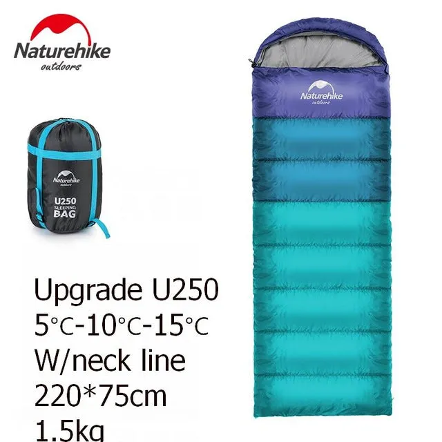 Outdoor Cotton Single Bags Blue Camping Stylish Splicing Spring Compression Adjustable Envelope Sleeping Type Summer Green Hood Bag Orange Sleeping