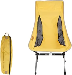 Outdoor Folding Chair,Heightened Moon Chair,Breathable and Comfortable Mesh Recliner,Portable Foldable Camping and Fishing,Leisure Beach Chair Backrest Chair