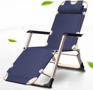 Outdoor Furniture Folding Nap Recliner Chair Winter Summer Fishing Beach Chair (B)