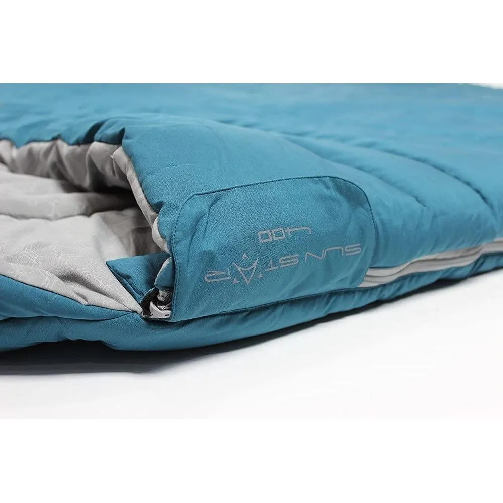 Outdoor Revolution Sun Star Double 400 Sleeping Bag  DL Blue Coral