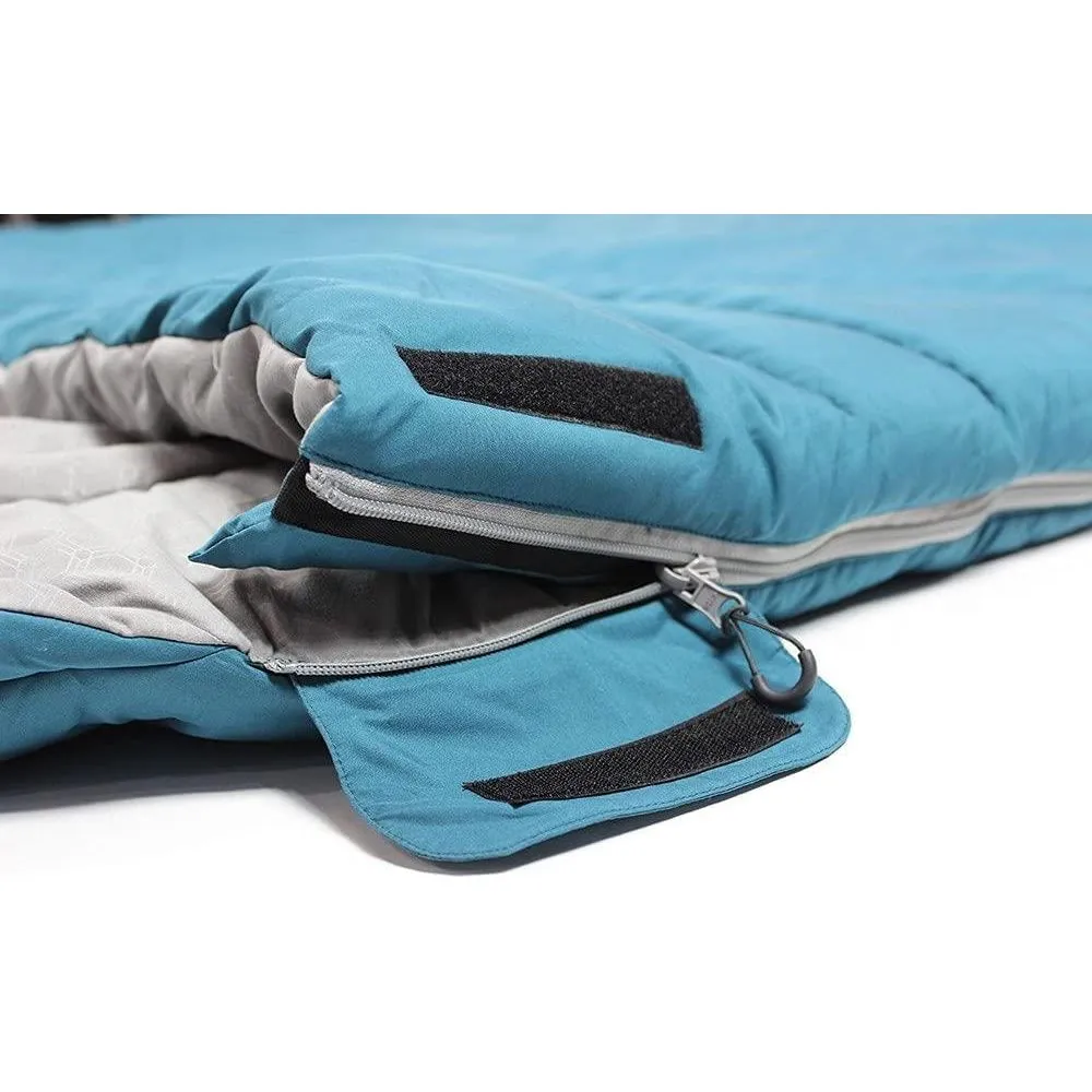 Outdoor Revolution Sun Star Double 400 Sleeping Bag  DL Blue Coral