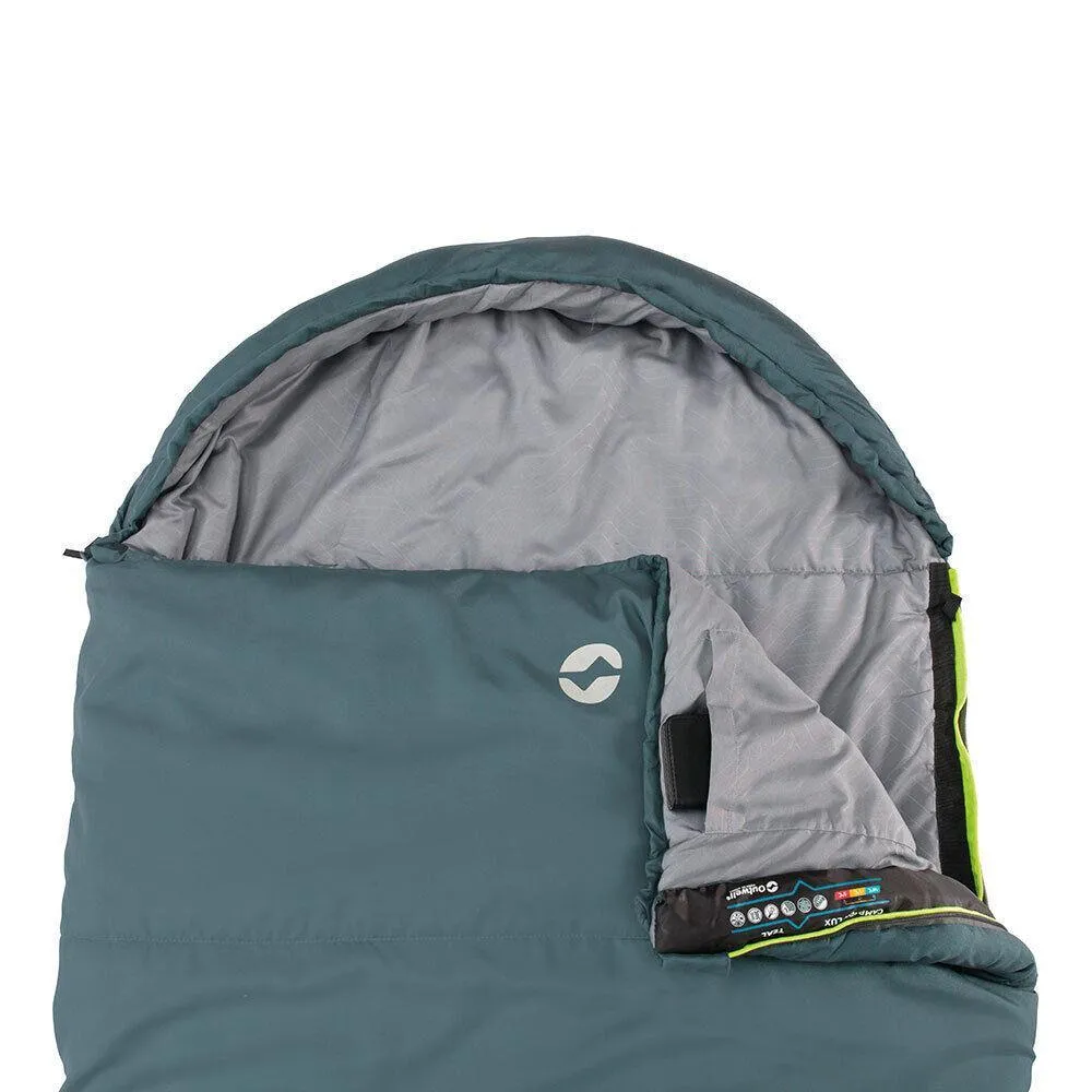 Outwell Campion Lux Sleeping Bag Teal Camping Sleeping Bag