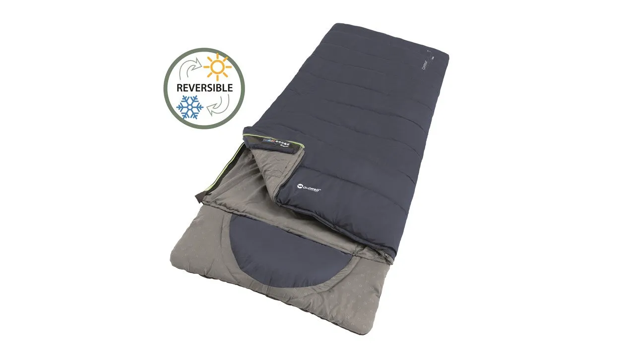 Outwell Contour Lux Sleeping Bag 'R Zip' Deep Blue