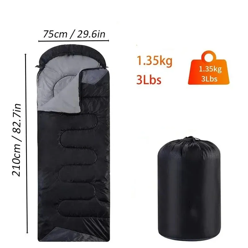 Oversized Camping Sleeping Bag All-Season Comfort