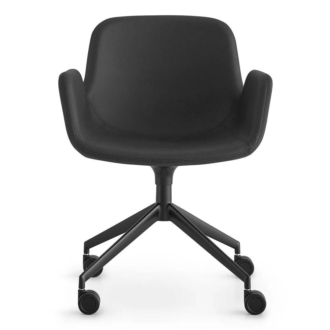 Pass Office Chair, 4-Star Base w/ Casters - Upholstered