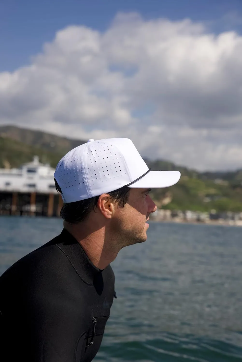Performance Hydro UPF 50 Baseball Hat | Golf | Pickleball | Running | Hiking | Gym | Trucker | Mesh | One Size Rope Cap