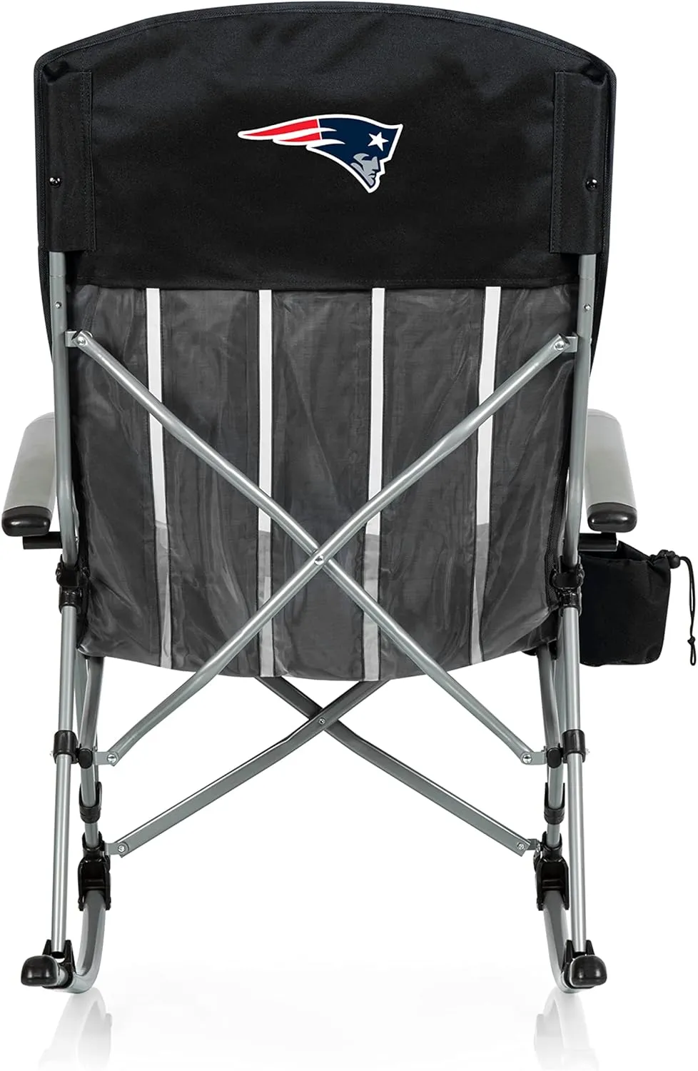 PICNIC TIME NFL Unisex-Adult NFL Outdoor Rocking Camp Chair, XL Heavy Duty Camping Chair for Adults